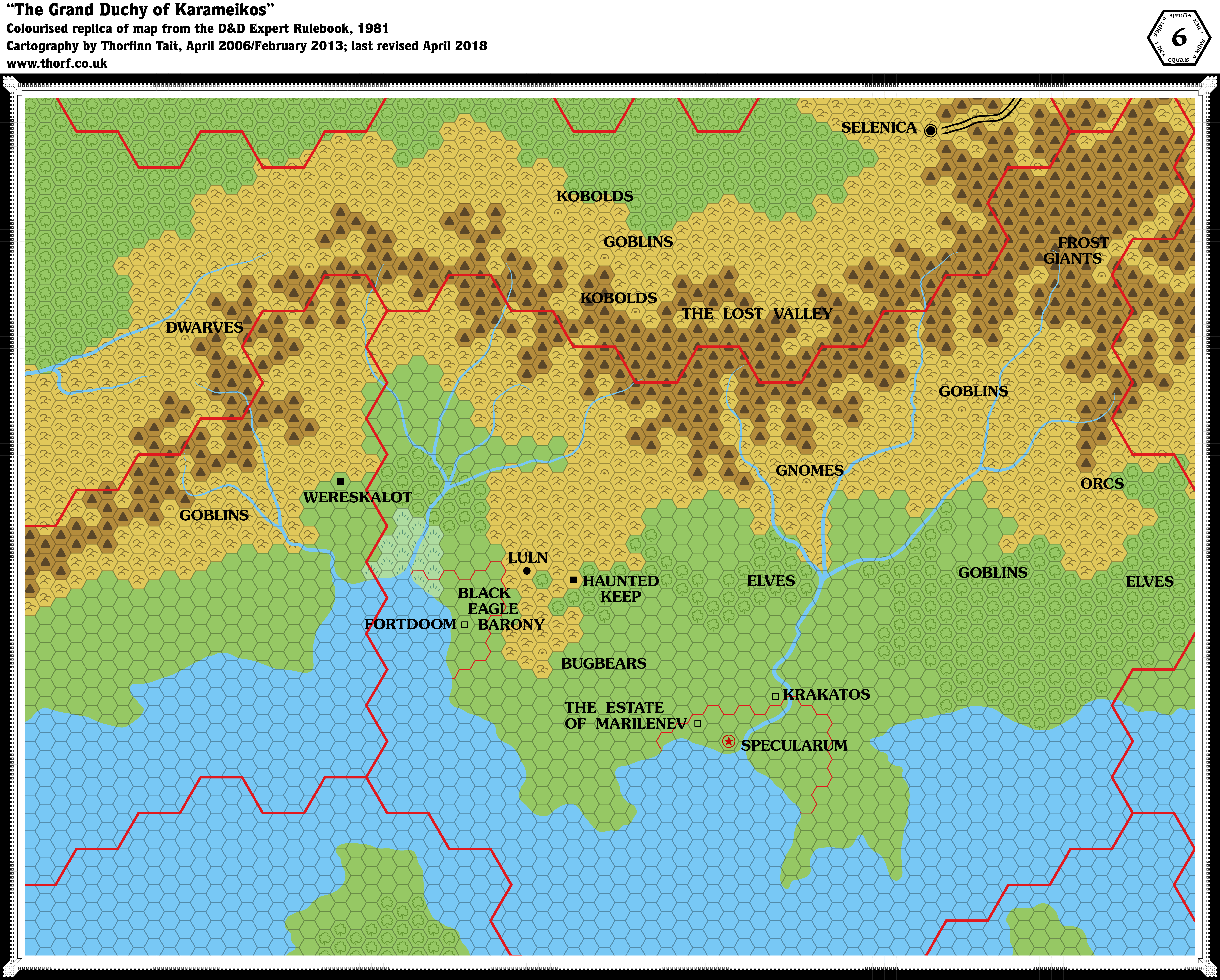 Let's Map Mystara 1981-1982 – Thorfinn Tait Cartography